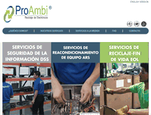 Tablet Screenshot of proambi.com